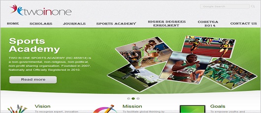 top website designer oyo nigeria | sport academy website